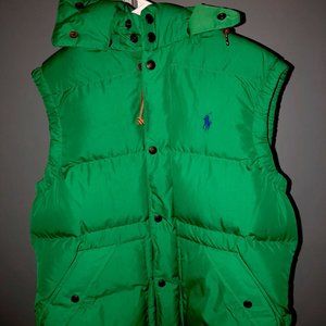 Polo Ralph Lauren Puffer Goose Down Vest with Hood